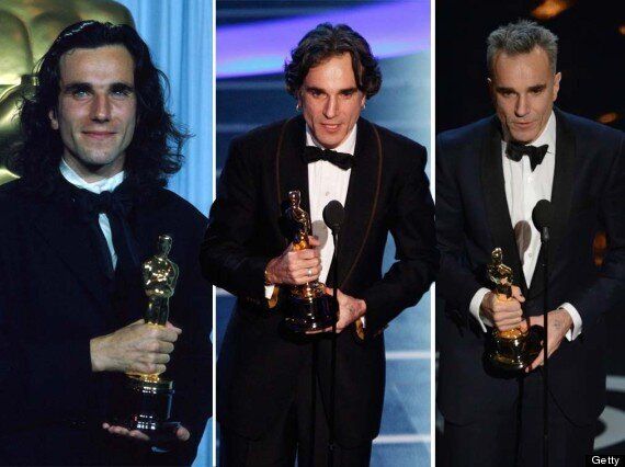 Daniel Day-Lewis and his three Best Actor Oscars