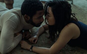 Donald Glover and Maya Erskine as John and Jane Smith in Donald Glover and Francesca Sloane's action comedy drama spy thriller adaptation series, Mr and Mrs Smith