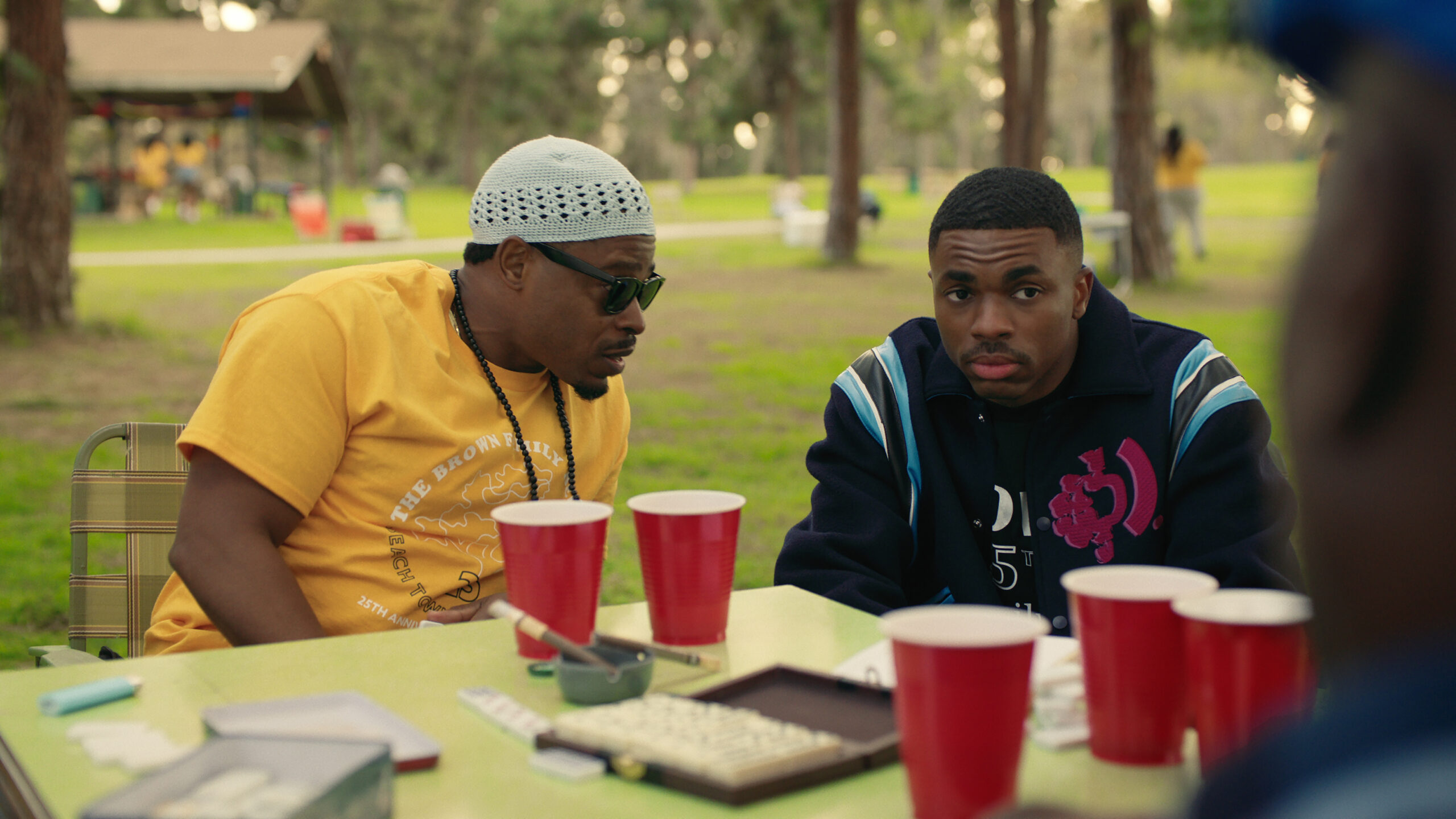 Kareem Grimes and Vince Staples in Vince Staples, Ian Edelman, and Maurice Williams' Netflix comedy drama television series, The Vince Staples Show Season 1 Episode 3
