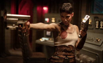 Sofia Boutella as Kora in Zack Snyder's action adventure drama Netflix film, Rebel Moon Part Two