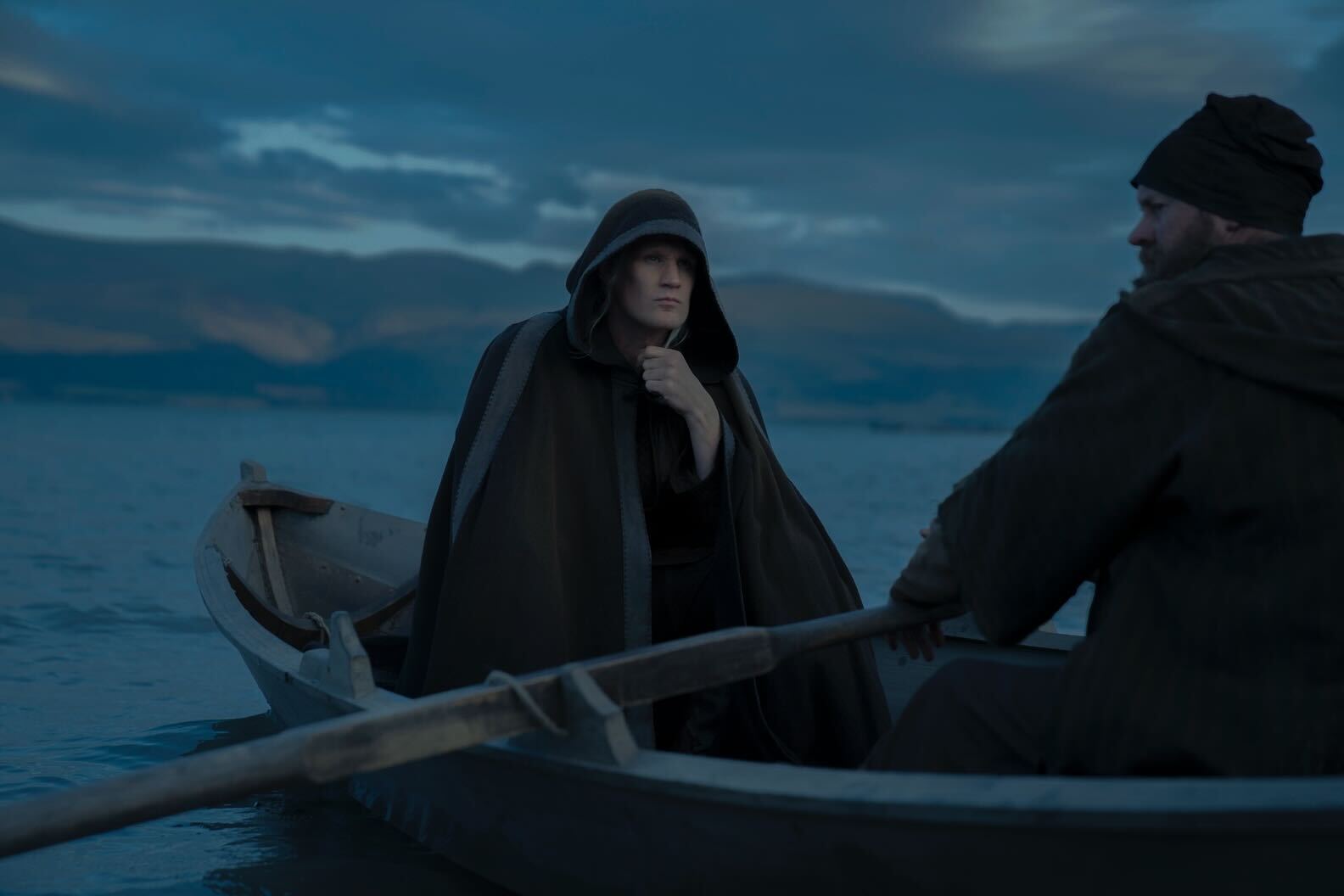 Matt Smith as Daemon Targaryen in George R R Martin and Ryan Condal's HBO action adventure fantasy drama television adaptation, House of the Dragon, Season 2 Episode 1
