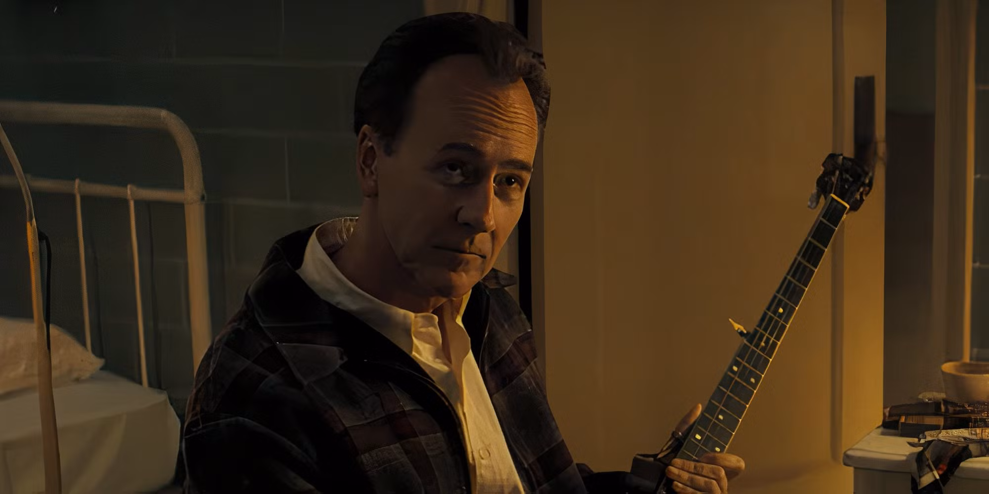 Edward Norton in James Mangold's music drama biopic film, A Complete Unknown