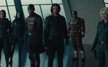 The Thunderbolts* standing together