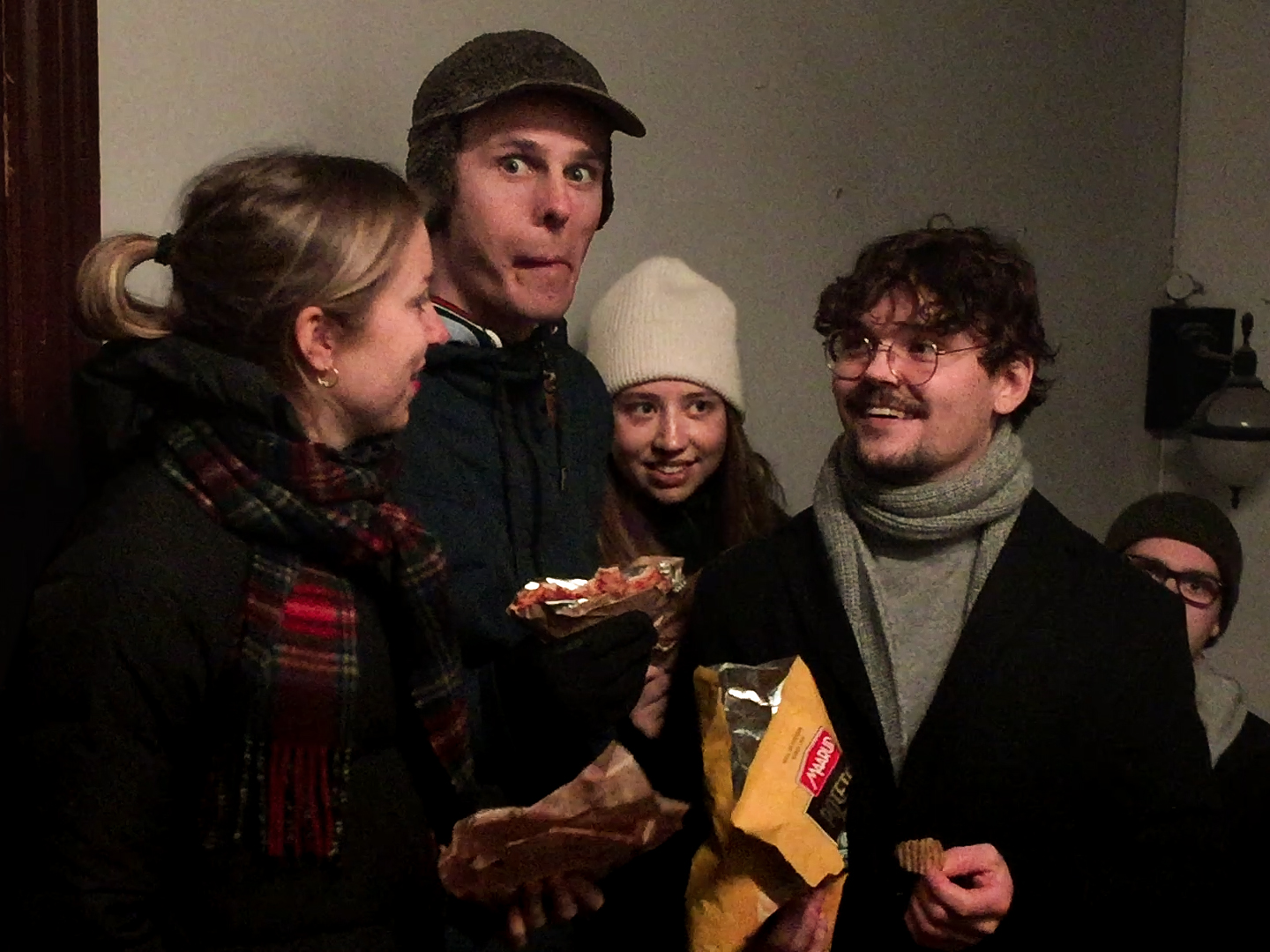 A still from Hakon Anton Olavsen and Sunniva Kviteberg's comedy drama Tribeca short film, Sorry I'm late but I brought a choir