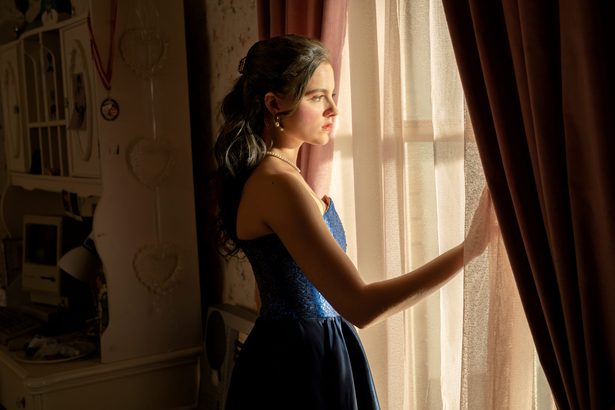 Fina Strazza in Matt Palmer and Donald McLeary's Netflix horror mystery thriller film, Fear Street Prom Queen