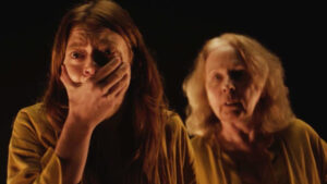 Colby Minifie and Kate Burton in Julia Max's Shudder horror thriller film, The Surrender