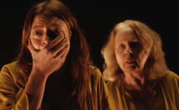Colby Minifie and Kate Burton in Julia Max's Shudder horror thriller film, The Surrender