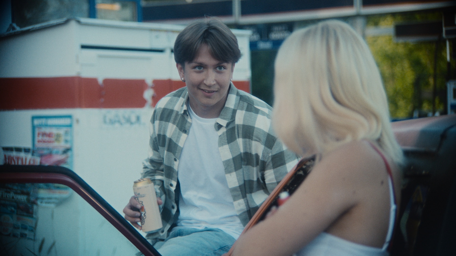 Toft Svedjeland and Edith Vallo in Jakob Arevarn's romantic drama horror Tribeca short film, Terror Night, or Epadunk