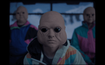Michael Rousselet, Max Raths, and Kelsey Gunn in Joey Scoma's science fiction horror comedy Tribeca short film, HAAW