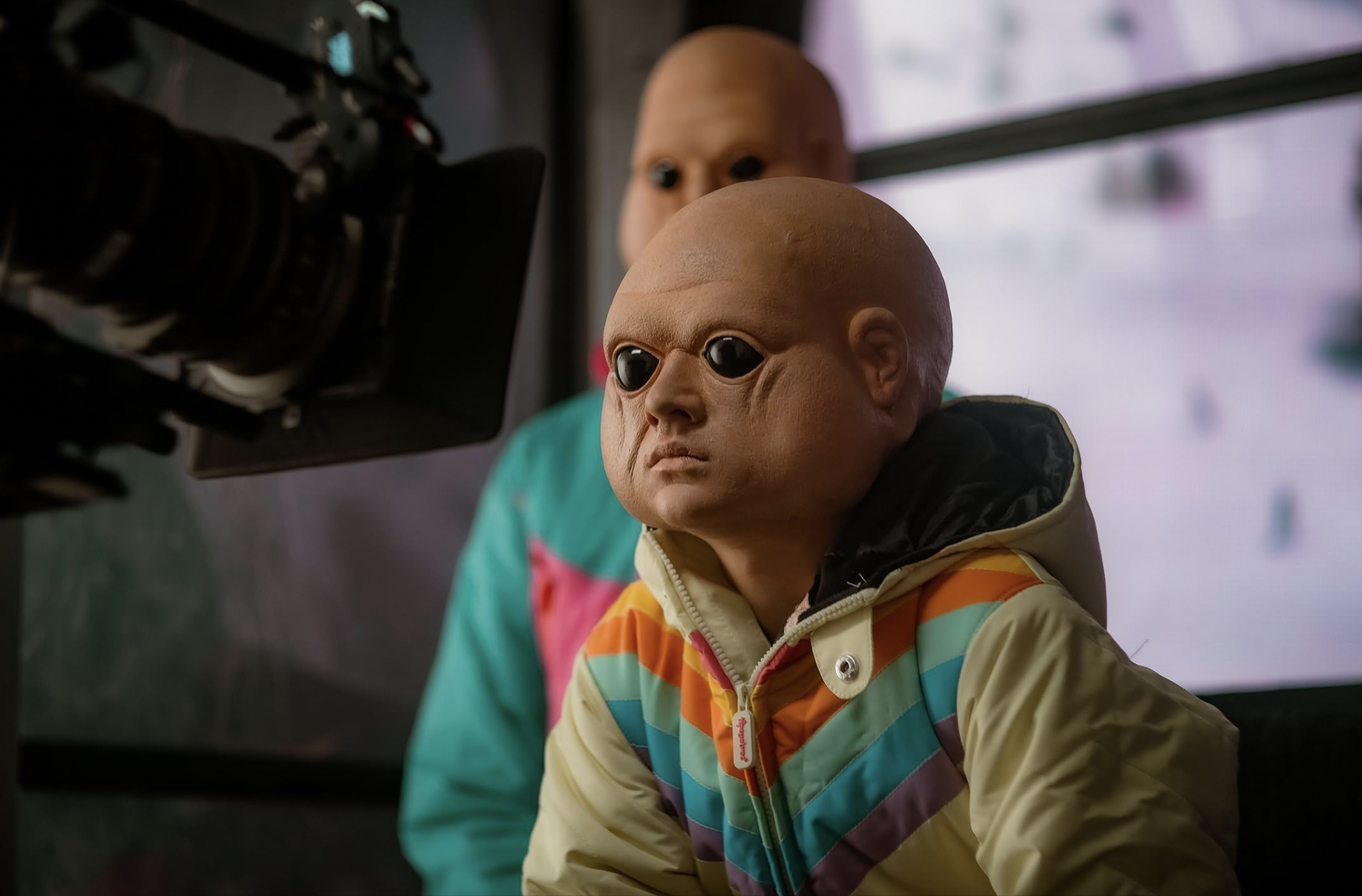 Kelsey Gunn and Max Raths in Joey Scoma's science fiction horror comedy Tribeca short film, HAAW