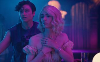 Katy O'Brian and Jack Haven in Tina Romero and Erin Judge's zombie horror comedy Tribeca and Pride Month film, Queens of the Dead