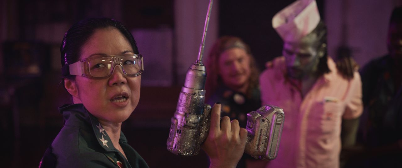 Margaret Cho and Becca Blackwell in Tina Romero and Erin Judge's zombie horror comedy Tribeca and Pride Month film, Queens of the Dead