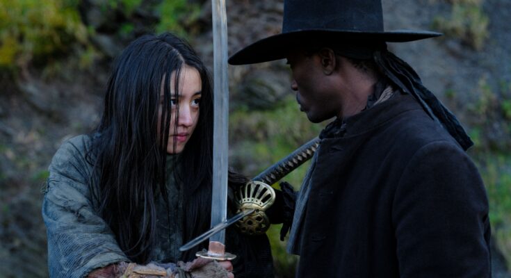 Koki and Dennis Okwera in John Maclean and Kate Leys' action drama thriller period film, Tornado