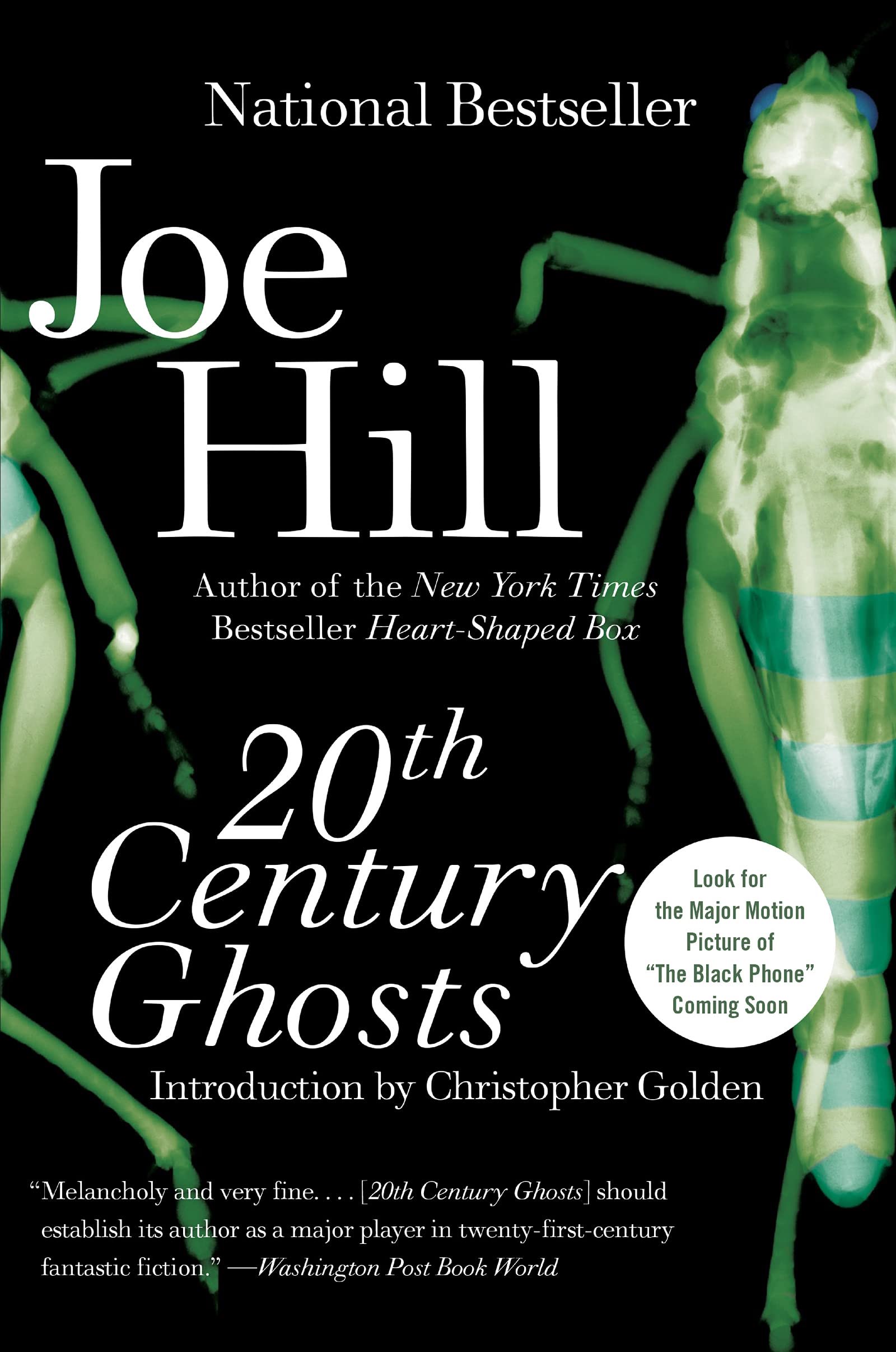The book cover for 20th Century Ghosts by Joe Hill