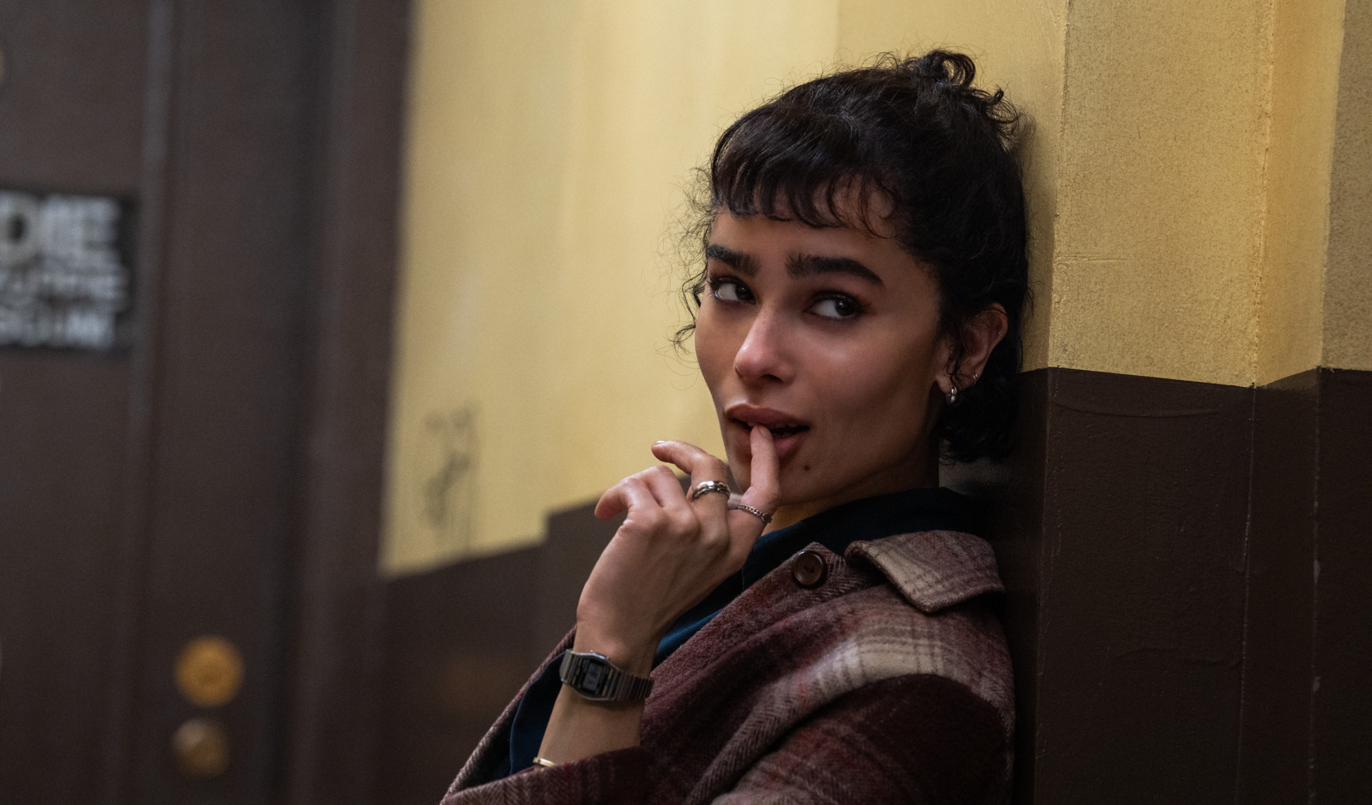 Zoe Kravitz in Darren Aronofsky and Charlie Huston's psychological dark comedy drama thriller film, Caught Stealing
