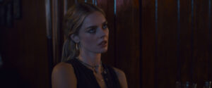 Samara Weaving in Shawn Simmons's Hulu action comedy drama thriller film, Eenie Meanie