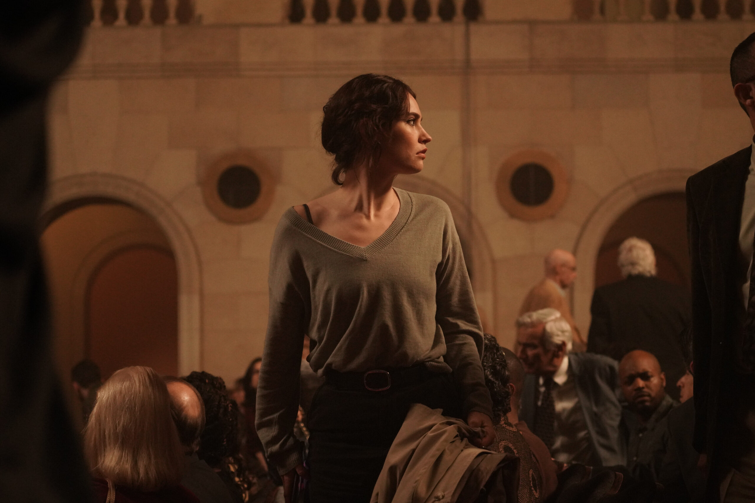 Lily James in David Mackenzie and Justin Piasecki's action thriller film, Relay
