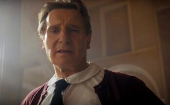 Liam Neeson in Akiva Schaffer, Dan Gregor, and Doug Mand's parody satire action crime comedy film, The Naked Gun