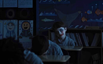 A still from Zach Cregger's psychological horror mystery film, Weapons