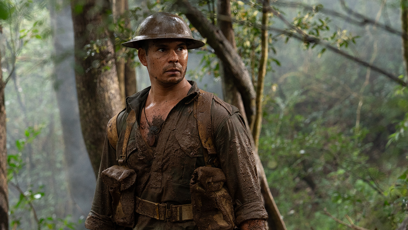 Mark Coles Smith in Kiah Roache Turner's action drama horror thriller war film, Beast of War, playing at Fantastic Fest