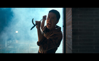 Justin Long in Colin Minihan, Daniel Meersand, Nick Simon, and Tad Daggerhart's Fantastic Fest horror thriller comedy drama film, Coyotes