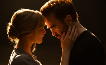 Margot Robbie and Colin Farrell in Kogonada and Seth Reiss' fantasy romance drama film, A Big Bold Beautiful Journey