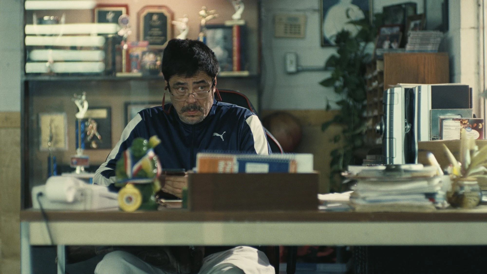Benicio del Toro in Paul Thomas Anderson's action epic dark comedy drama crime thriller film adaption, One Battle After Another