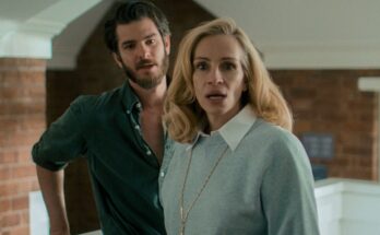 Andrew Garfield and Julia Roberts in Luca Guadagnino and Nora Garrett's psychological crime drama thriller film, After the Hunt