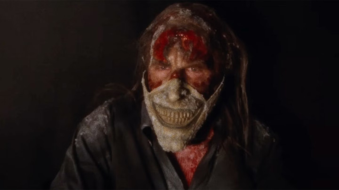 Ethan Hawke in Scott Derrickson and C. Robert Cargill's psychological supernatural slasher horror film Black Phone 2
