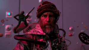 Sam Rockwell in Gore Verbinski and Matthew Robinson's action adenture science fiction film, Good Luck Have Fun Don't Die