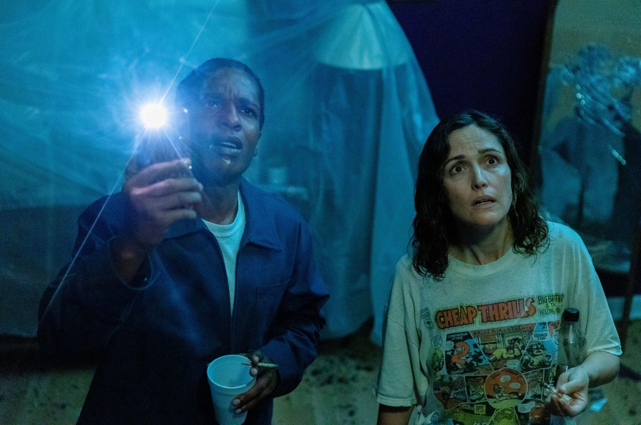 ASAP Rocky and Rose Byrne in Mary Bronstein's A24 psychological comedy-drama film, If I Had Legs I'd Kick You