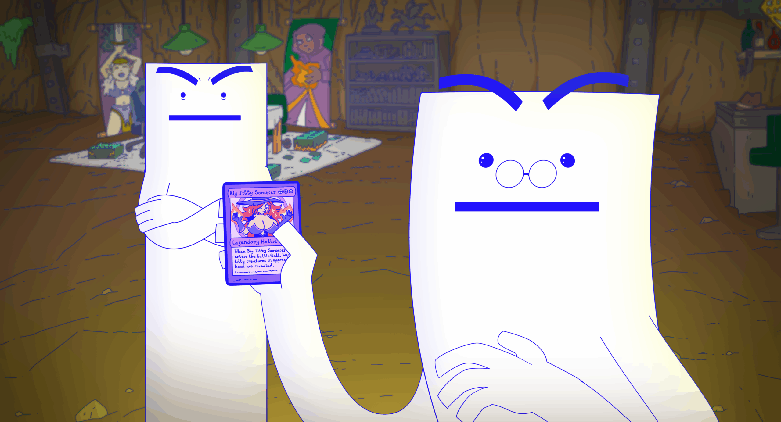Aunty Donna in Emma Hough Hobbs and Leela Varghese's adult animated adventure science fiction fantasy romantic comedy film, Lesbian Space Princess