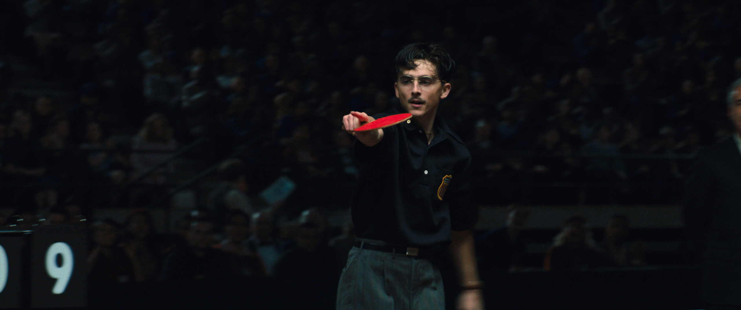 Timothee Chalamet in Josh Safdie and Ronald Bronstein's A24 sports comedy drama film, Marty Supreme