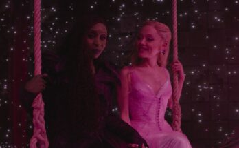 Ariana Grande Butera and Cynthia Erivo in Jon M. Chu, Winnie Holzman, and Dana Fox's fantasy musical film adaptation, Wicked For Good