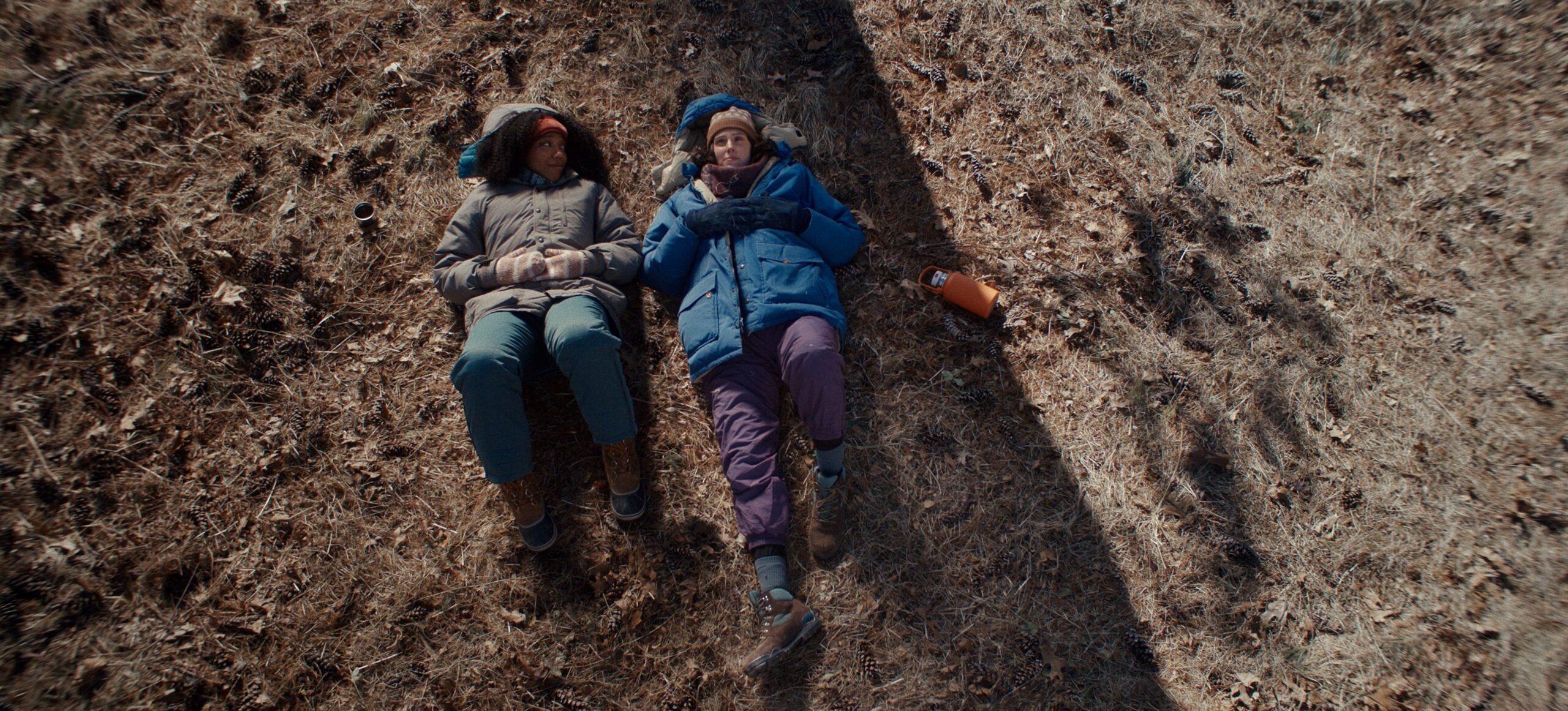 Naomi Ackie and Eva Victor in Eva Victor's A24 black comedy drama film, Sorry Baby