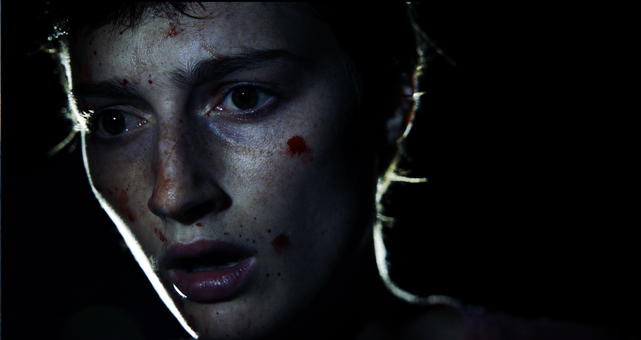 Zelda Adams in John Adams, Zelda Adams, and Toby Poser's Shudder horror film, Mother of Flies