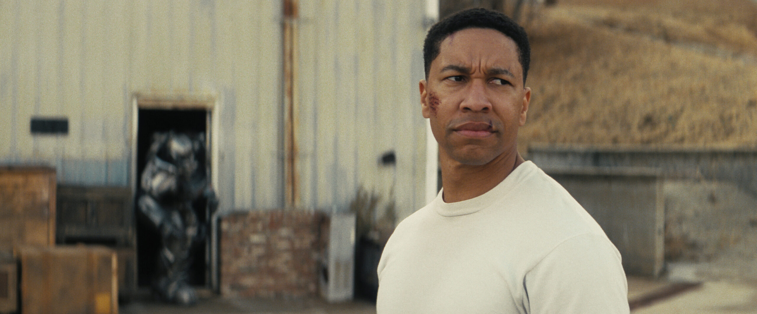 Aaron Moten in Graham Wagner and Geneva Robertson-Dworet's Fallout Season Two, streaming via Prime Video