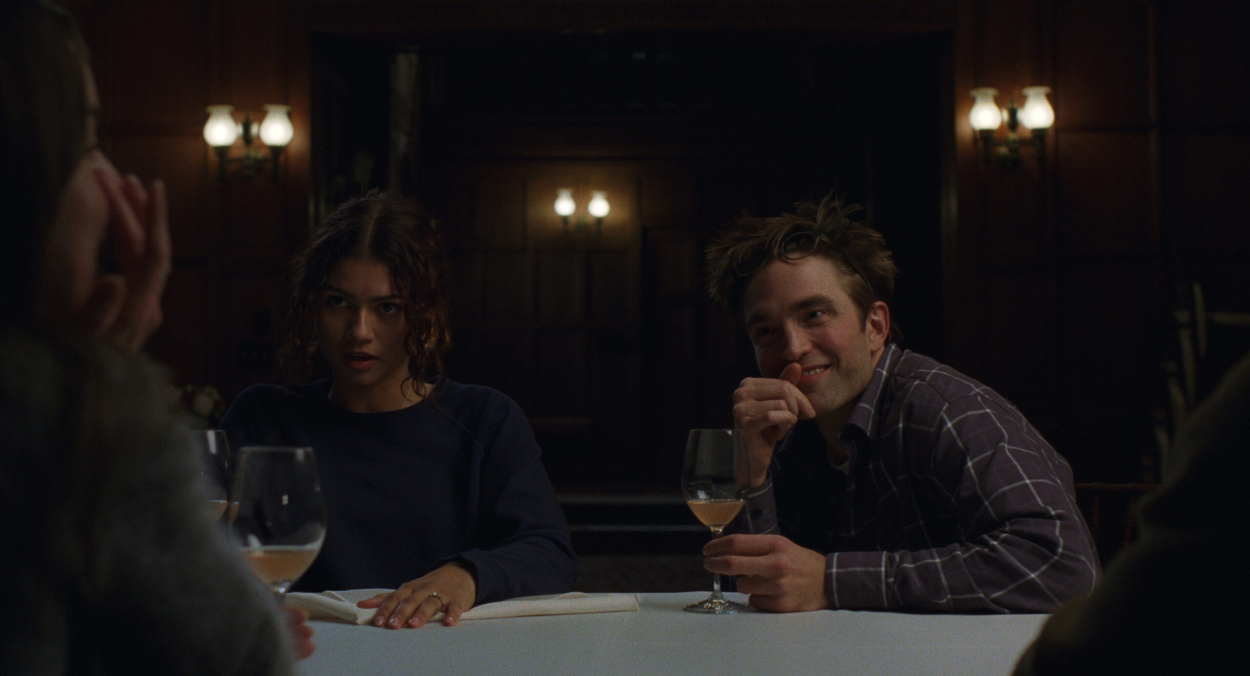 Zendaya and Robert Pattinson in Kristoffer Borgli's romantic comedy drama A24 film, The Drama