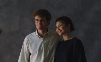 Robert Pattinson and Zendaya in Kristoffer Borgli's romantic comedy drama A24 film, The Drama
