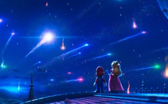 Chris Pratt and Anya Taylor Joy in The Super Mario Galaxy Movie